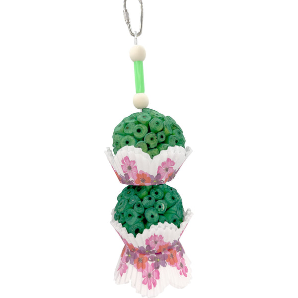 1575 Double Green Rainbow Tutu Chew - Hover