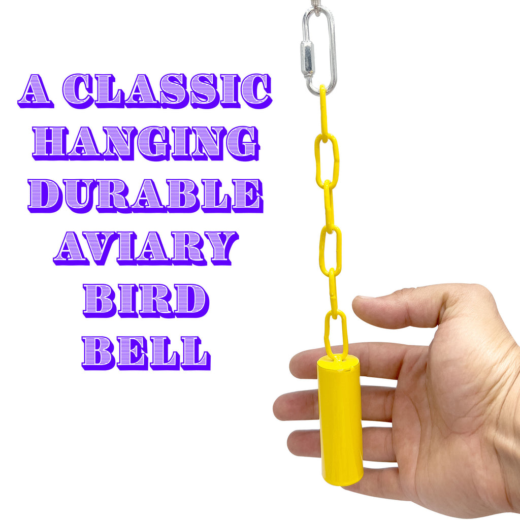 Small Ringer 3001 Small Chime Pipe Ringer Bright Colors Durable Hanging Aviary Bell