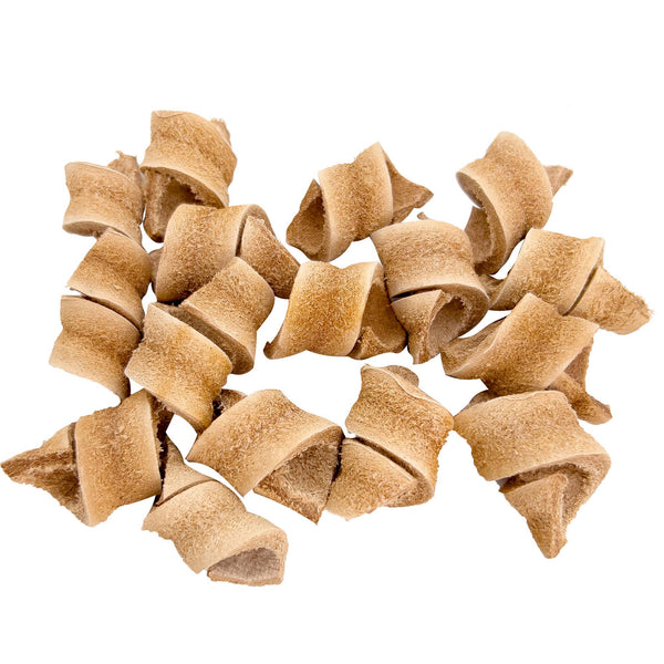 5023 Mini Twists de cuero natural M&M Bird Toys