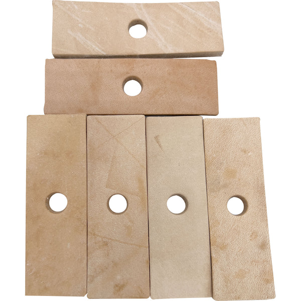 Medium Punched Leather Rectangles #5039