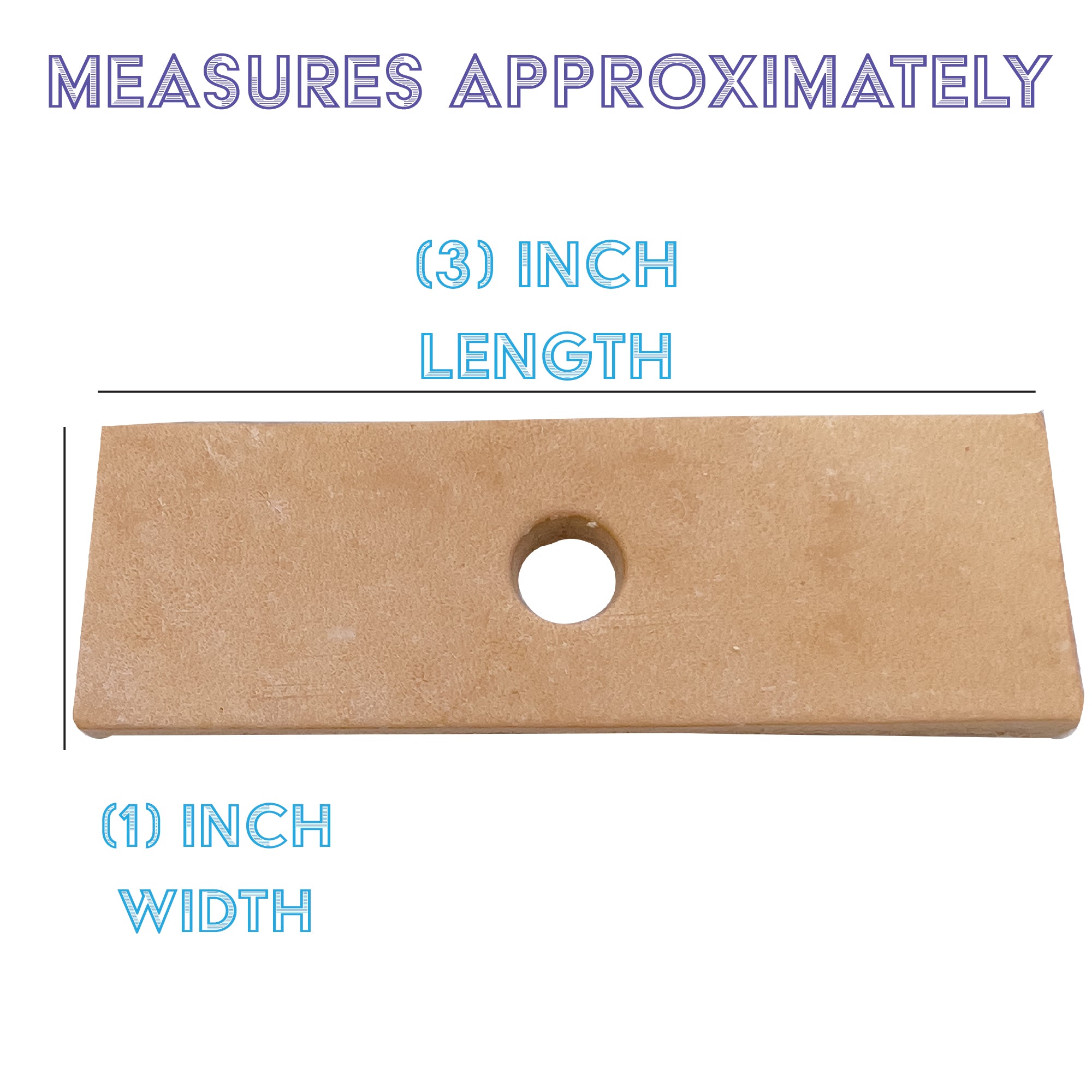 5039 Medium Punched Leather Rectangles
