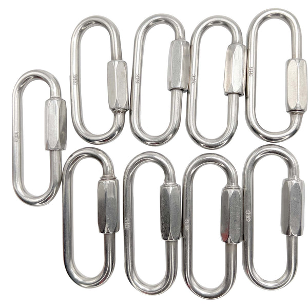 7004 Stainless Steel 2.5 Inch Large Toy Quick Link - Hover
