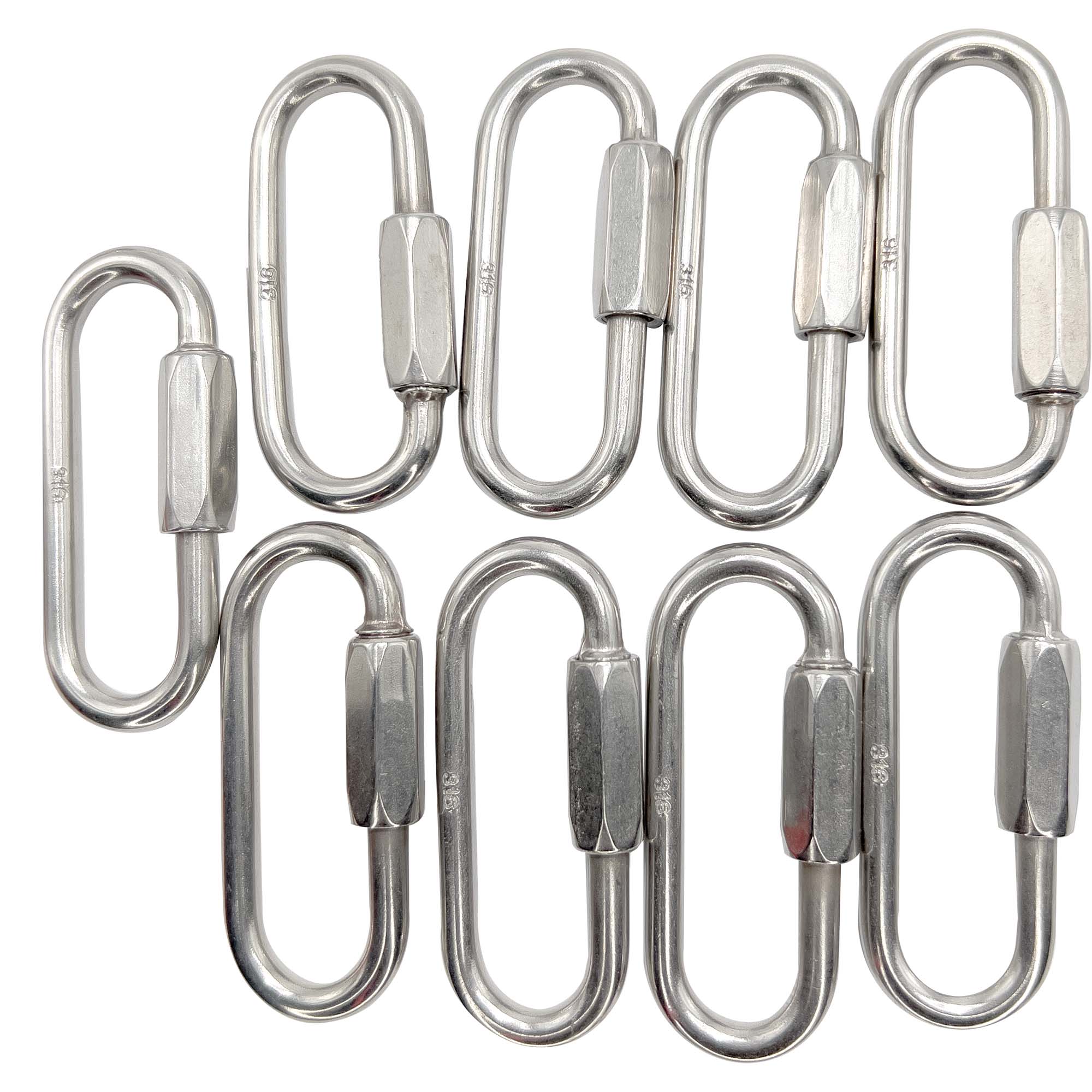 7004 Pk3 Thép không gỉ 2,5 inch Đồ chơi lớn Liên kết nhanh M&M Đồ chơi chim