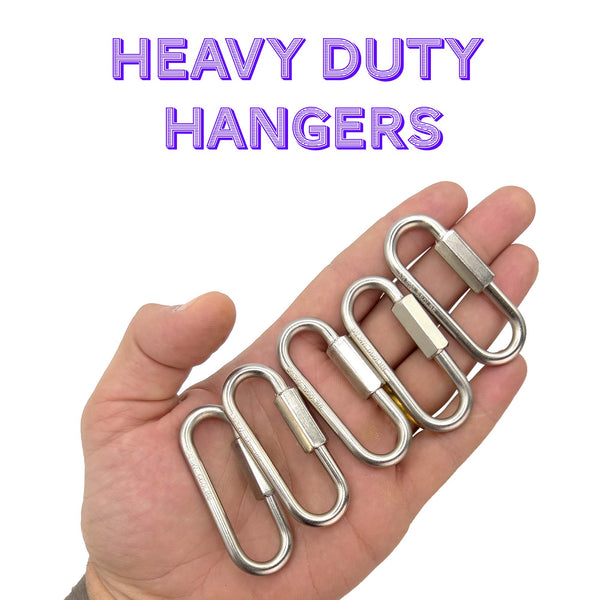 Nickel Plated 2.5 Inch Wide Mouth Toy Quick Link #7007