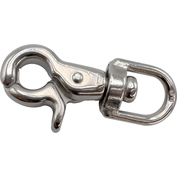 7016 Round Ring Cage Lock 5/8 Inch Stainless Steel - Hover