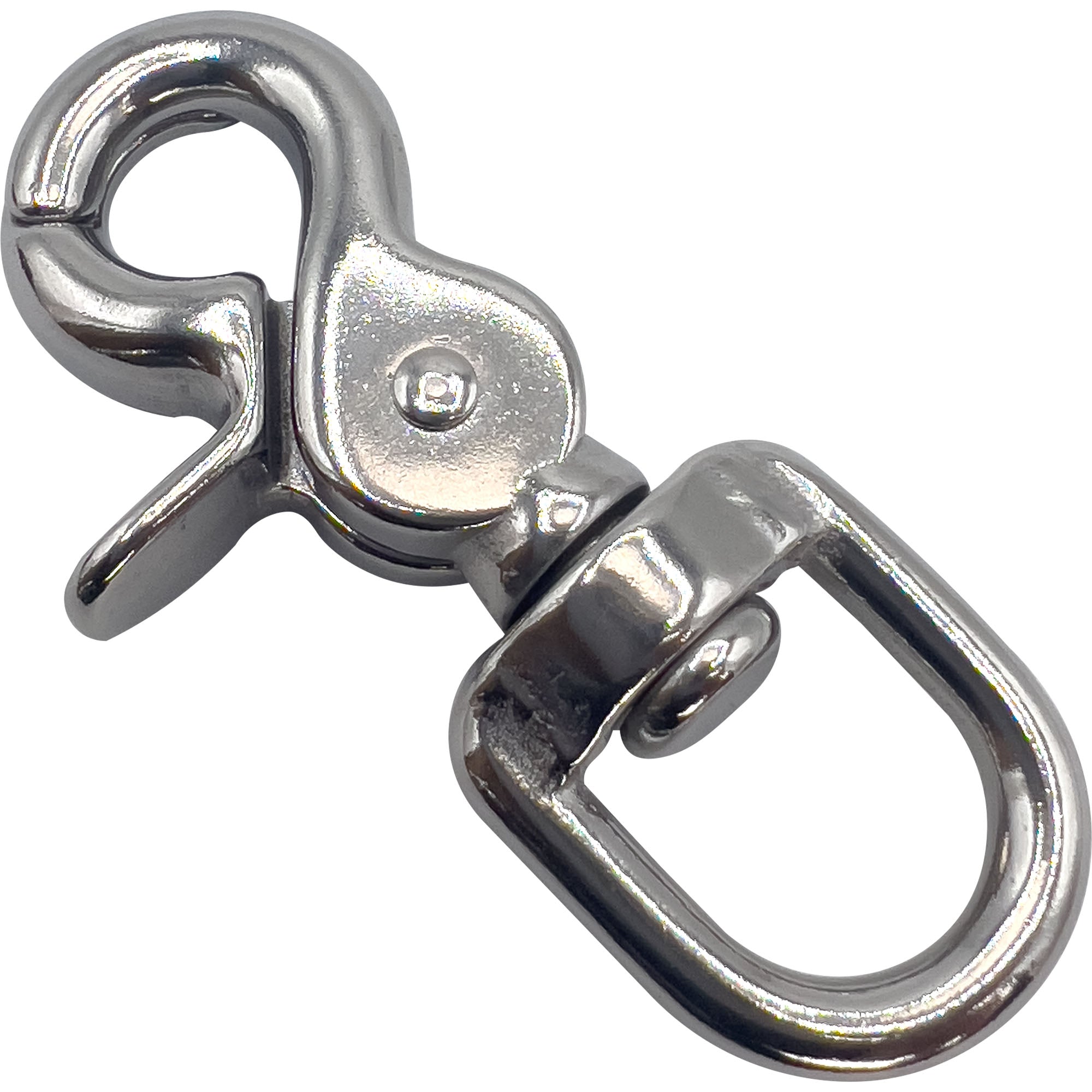 7017 Round Ring Cage Lock 0.5 Inch Stainless Steel