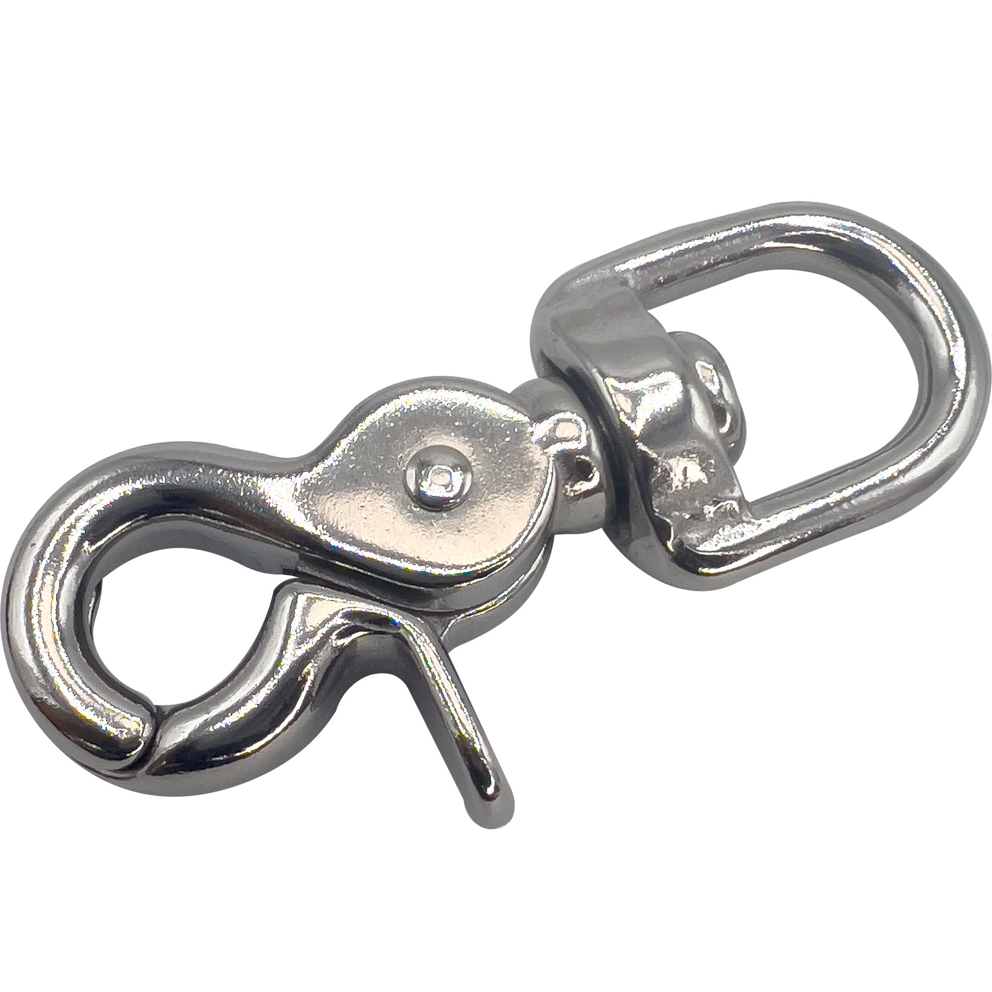 7017 Round Ring Cage Lock 0.5 Inch Stainless Steel