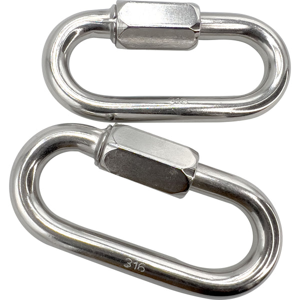 2pk Huge Stainless Steel 2.9 Inch Hanging Link #7019