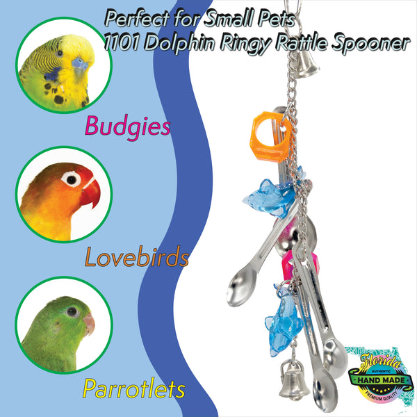 Dolphin Ringy Rattle Spooner #1101