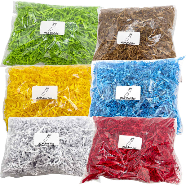 1580 Parrot Party Paper M&M Bird Toys - Hover