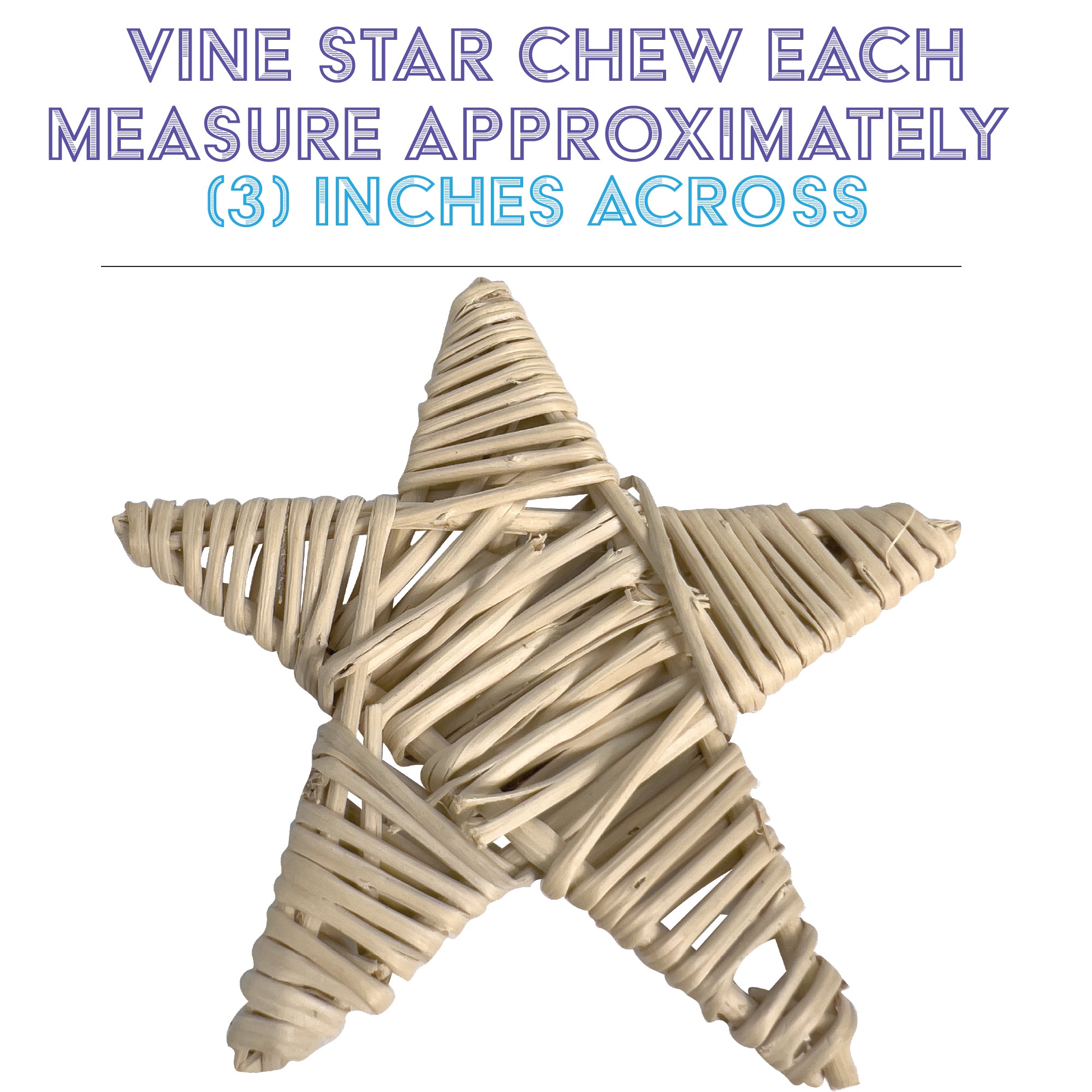 5064 Medium Vine Star Chews